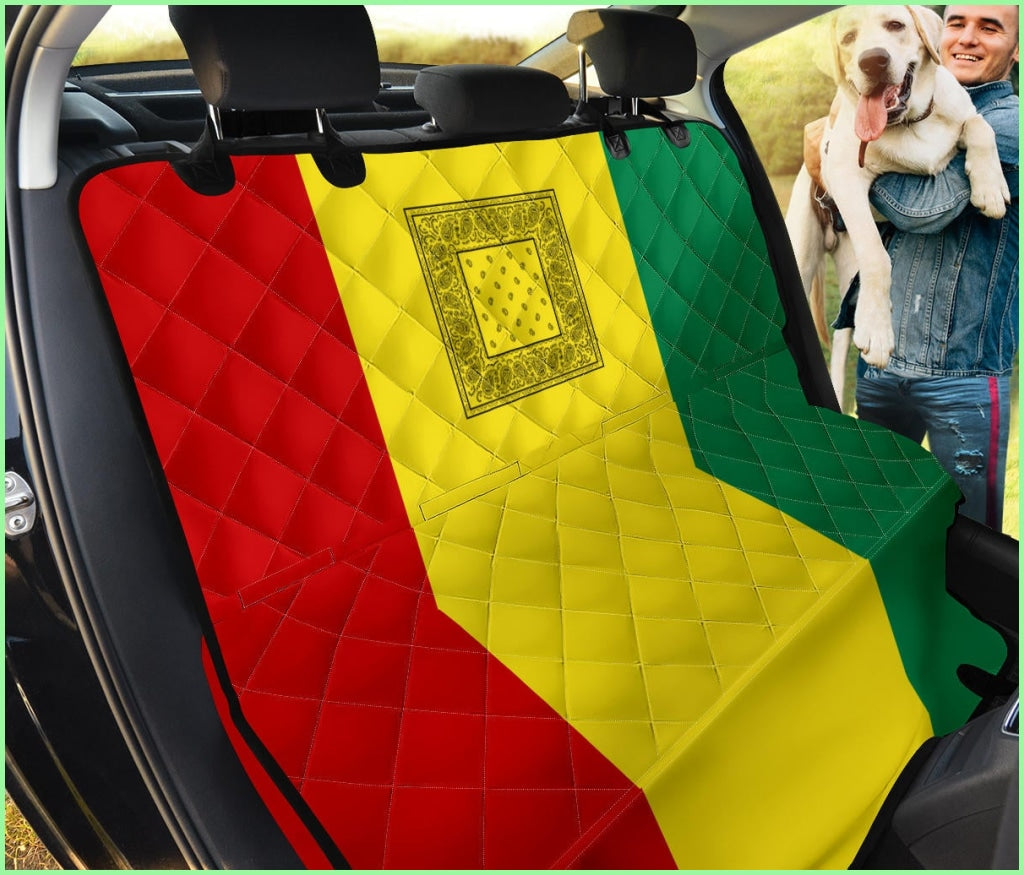 Rasta Bandana Car Pet Seat Covers