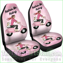 Load image into Gallery viewer, Rather Be Riding Scooter Girl Car Seat Covers
