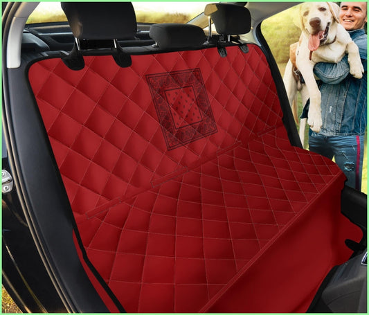 Red And Black Bandana Car Pet Seat Covers