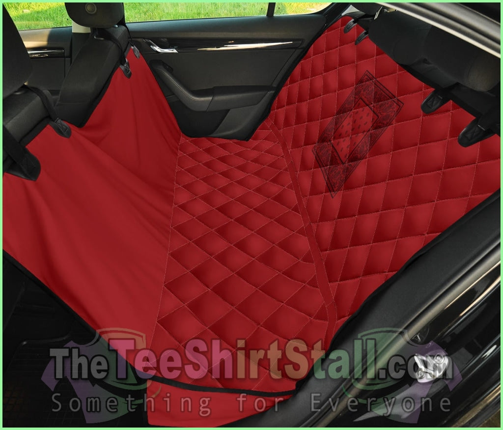 Red And Black Bandana Car Pet Seat Covers