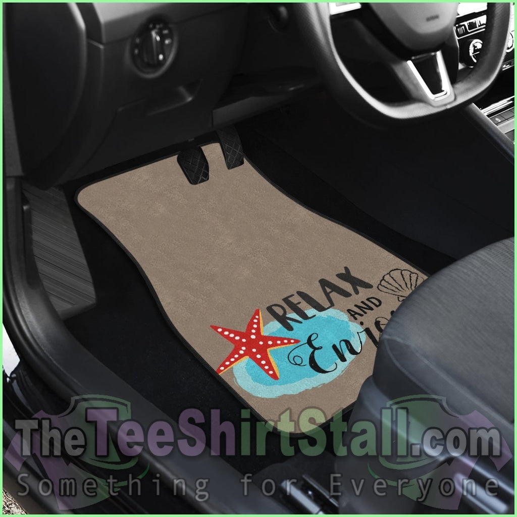 Relax And Enjoy Front And Back Car Mats (Set Of 4)