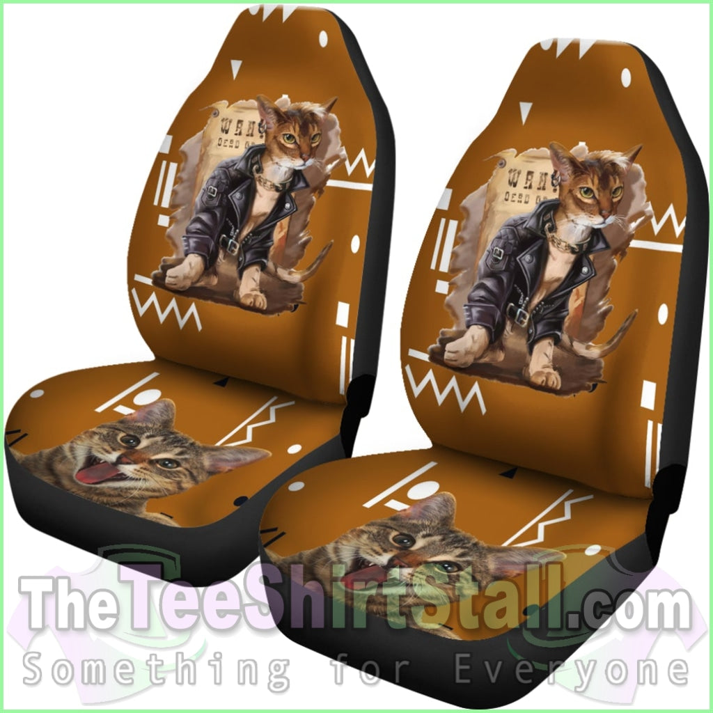 Rock Cat Car Seat Cover