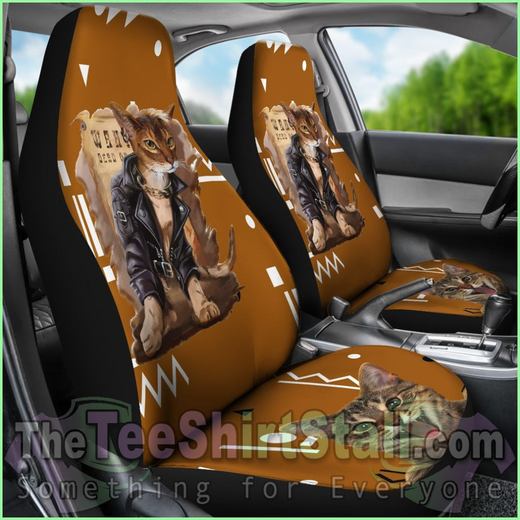 Rock Cat Car Seat Cover