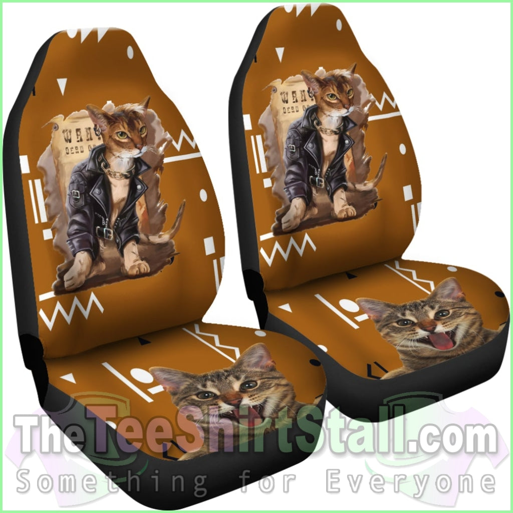 Rock Cat Car Seat Cover