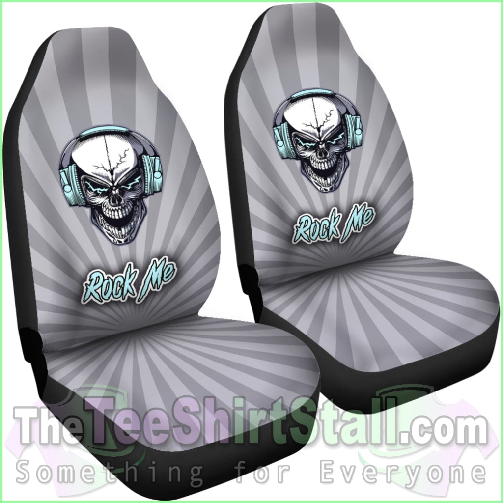 Rock Me Car Seat Covers For Skull Lovers And Music Freaks