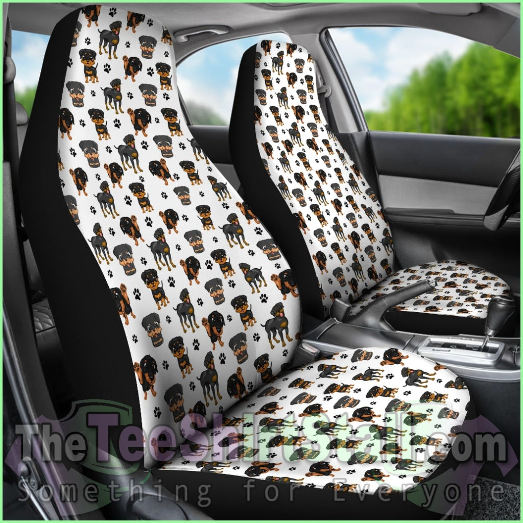 Rottweiler Car Seat Covers (Set Of 2)