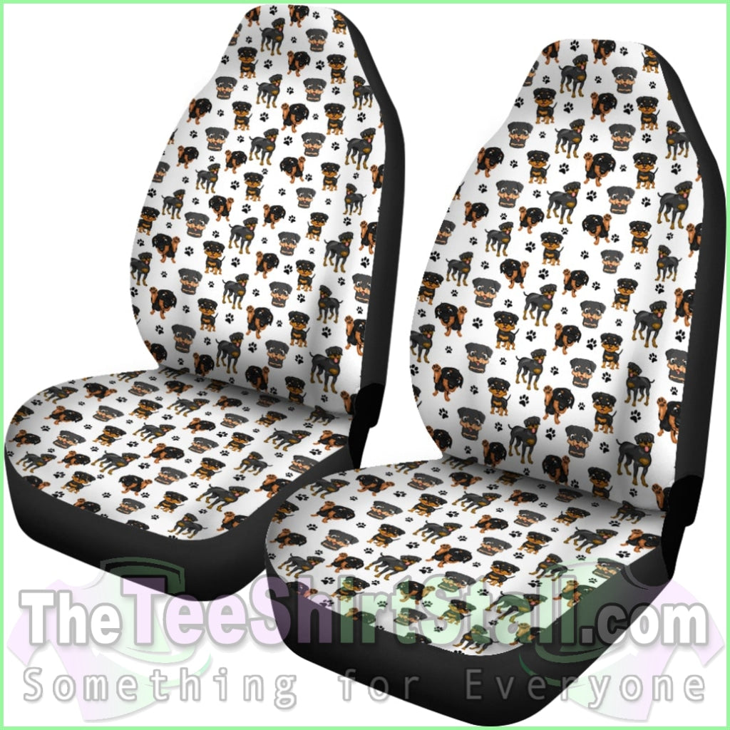 Rottweiler Car Seat Covers (Set Of 2)