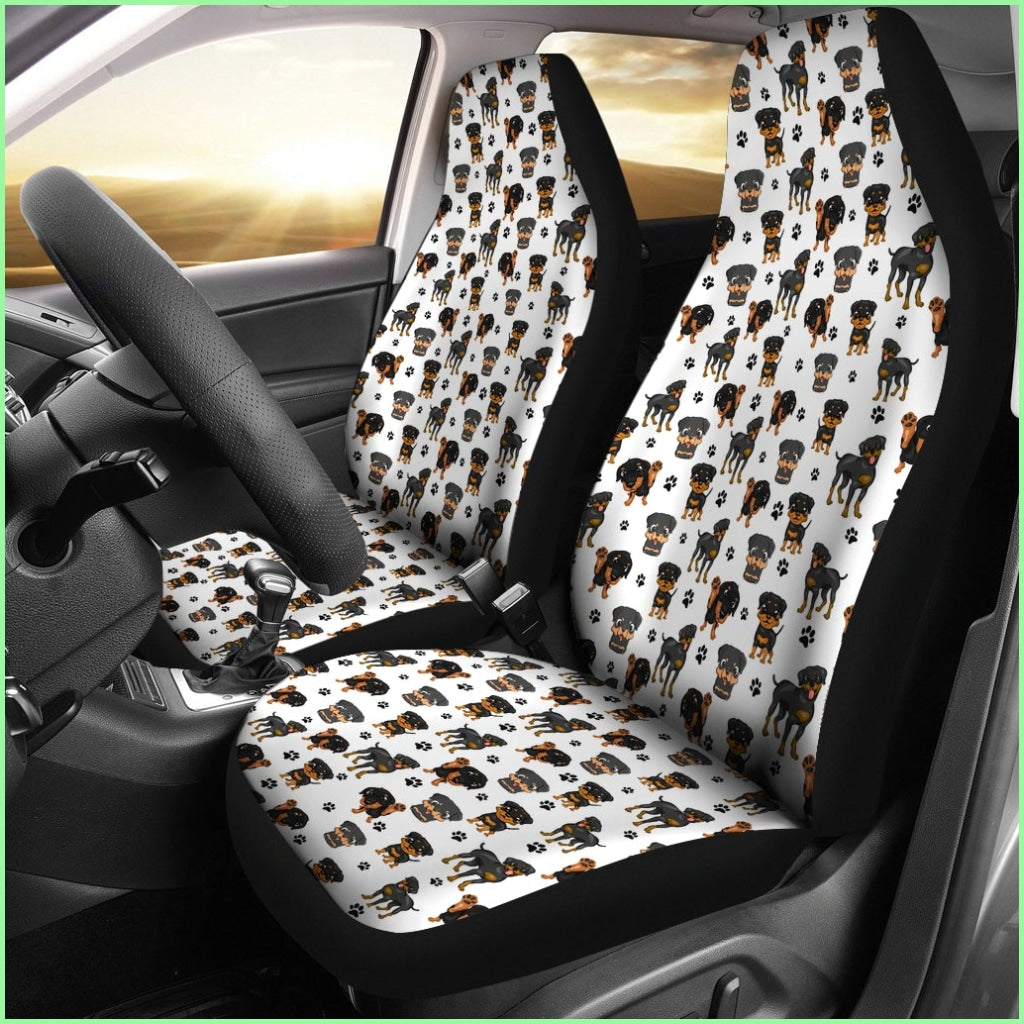 Rottweiler Car Seat Covers (Set Of 2)