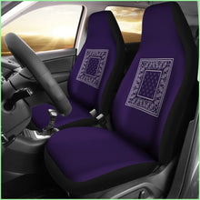 Load image into Gallery viewer, Royal Purple Bandana Car Seat Covers - Minimal
