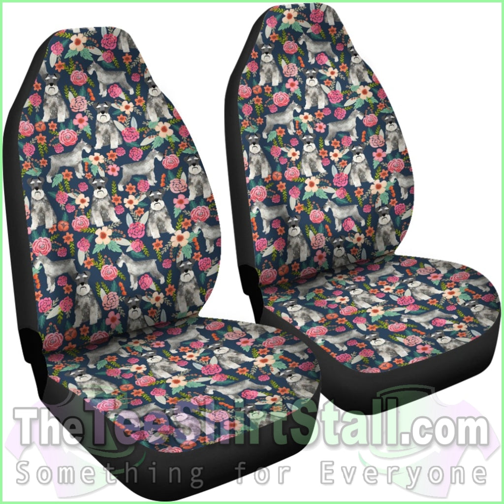 Schnauzer Car Seat Covers (Set Of 2)
