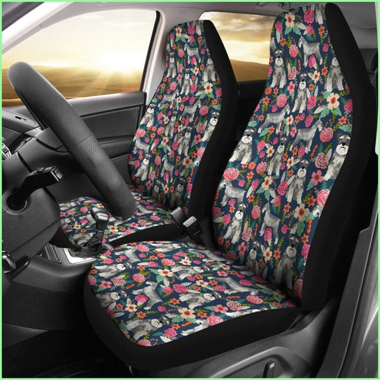 Schnauzer Car Seat Covers (Set Of 2)