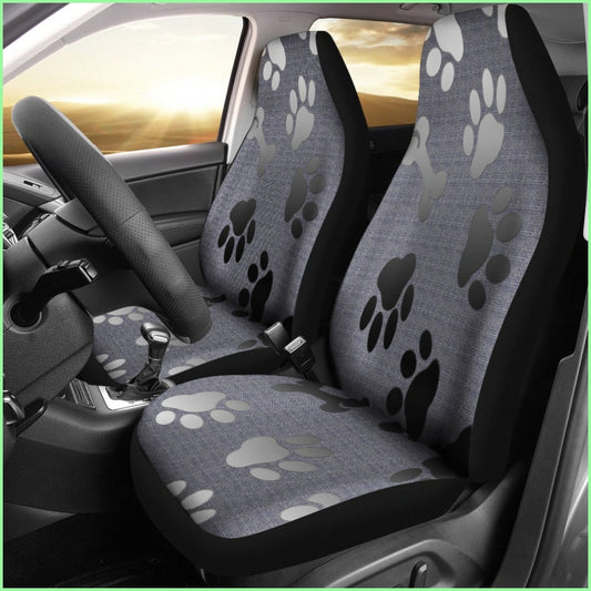 Silver Bones & Paws Car Seat Cover