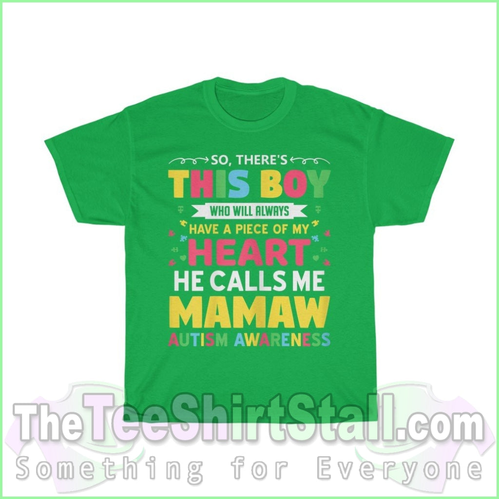 So Theres This Boy Autism Tee S / Irish Green T-Shirt