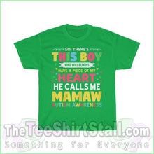 Load image into Gallery viewer, So Theres This Boy Autism Tee S / Irish Green T-Shirt
