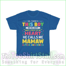 Load image into Gallery viewer, So Theres This Boy Autism Tee S / Royal T-Shirt
