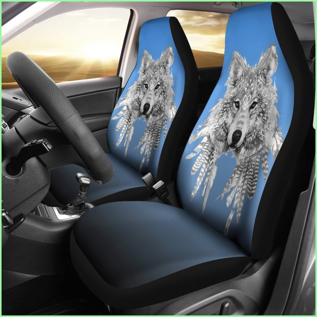 Spirit Animal Wolf Car Seat Covers