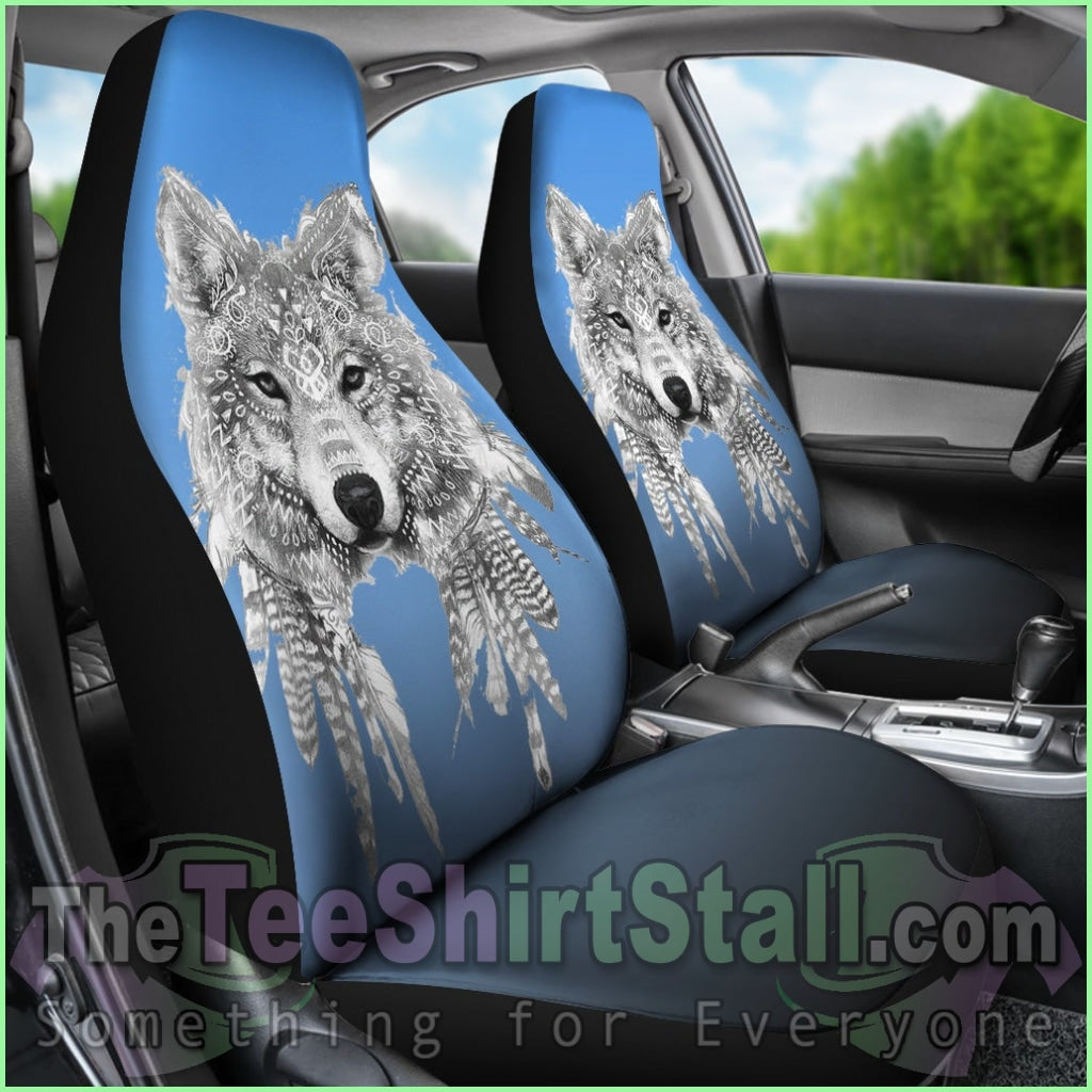 Spirit Animal Wolf Car Seat Covers