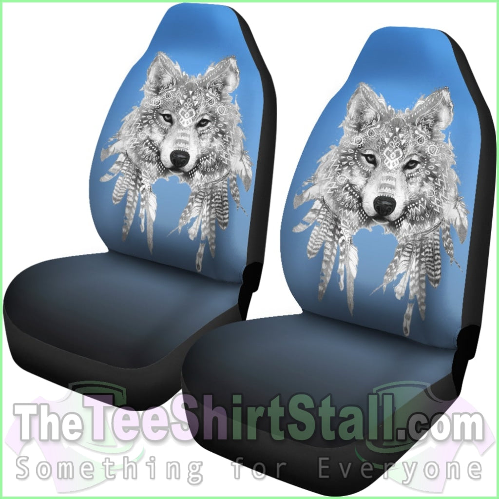 Spirit Animal Wolf Car Seat Covers