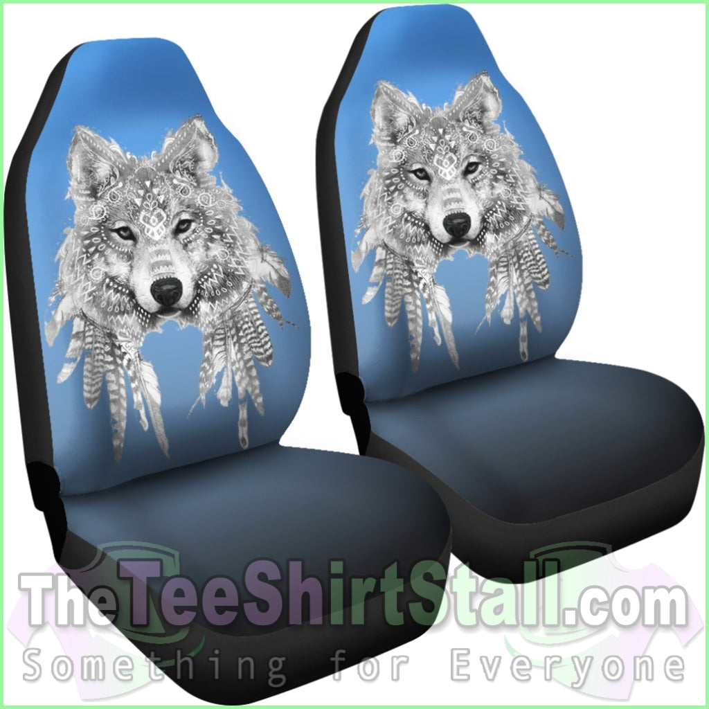 Spirit Animal Wolf Car Seat Covers