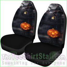 Load image into Gallery viewer, Spooky House Halloween Car Seat Covers
