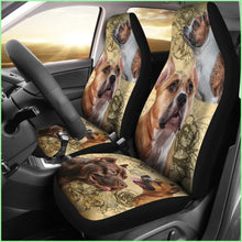 Load image into Gallery viewer, Staffordshire Bull Terrier Car Seat Covers (Set Of 2)
