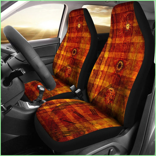 Steampunk Clock Car Seat Covers