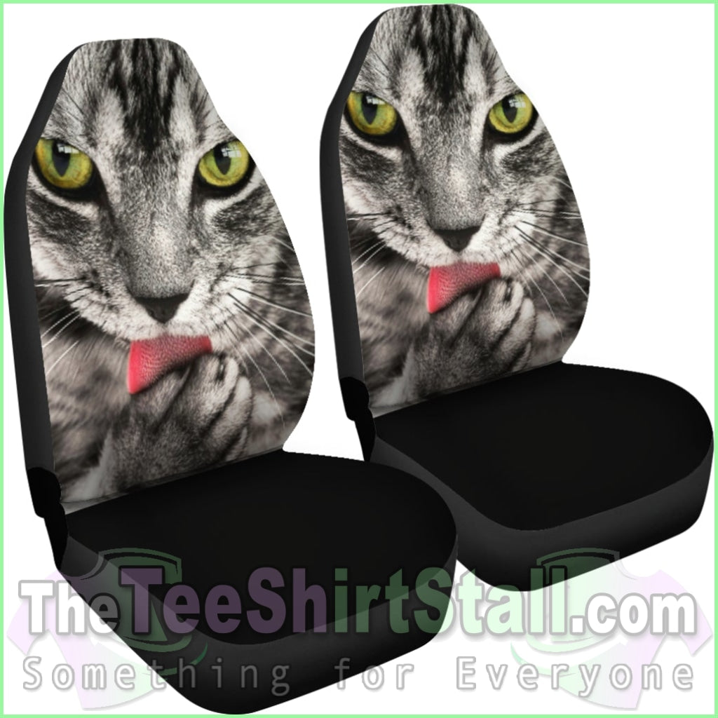 Tabby Cat Car Seat Covers