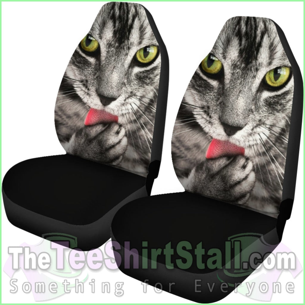 Tabby Cat Car Seat Covers