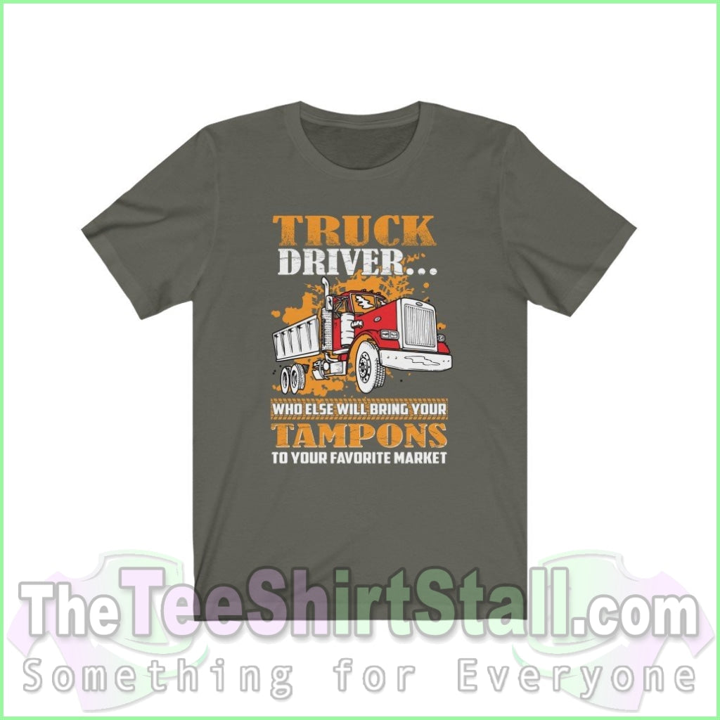 Tampons Trucker Tee Army / Xs T-Shirt