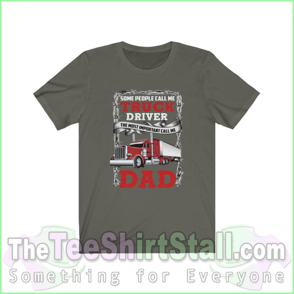 Trucker Dad Tee Army / Xs T-Shirt