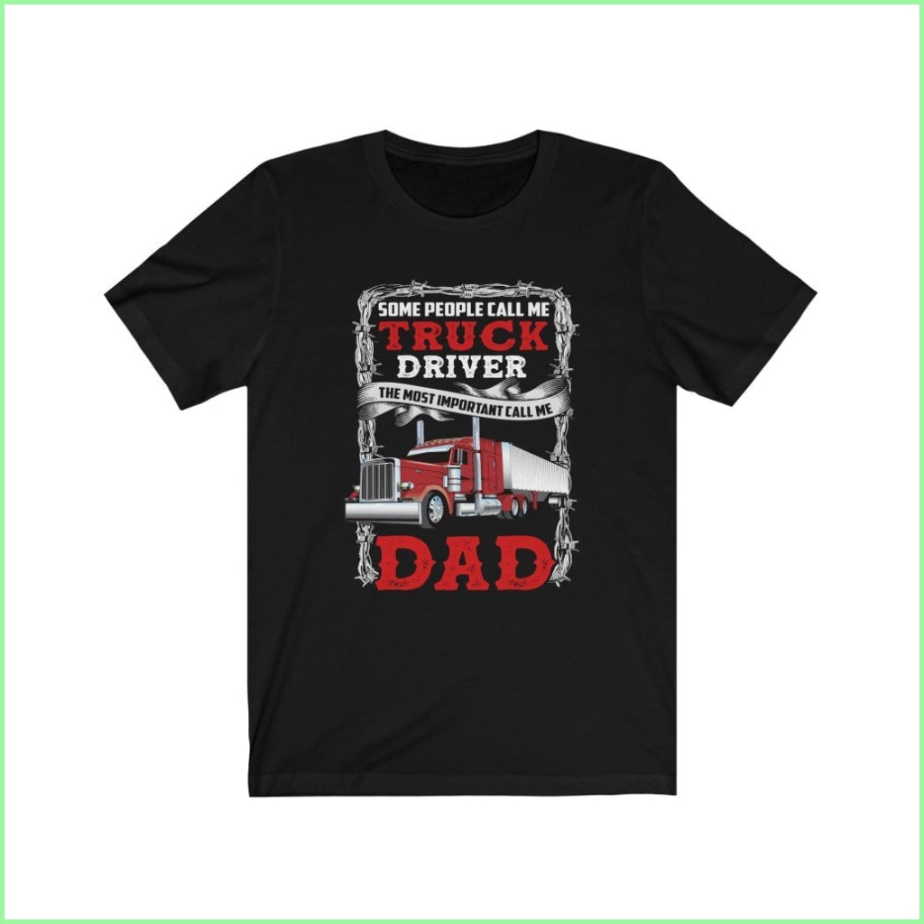 Trucker Dad Tee Black / L T-Shirt