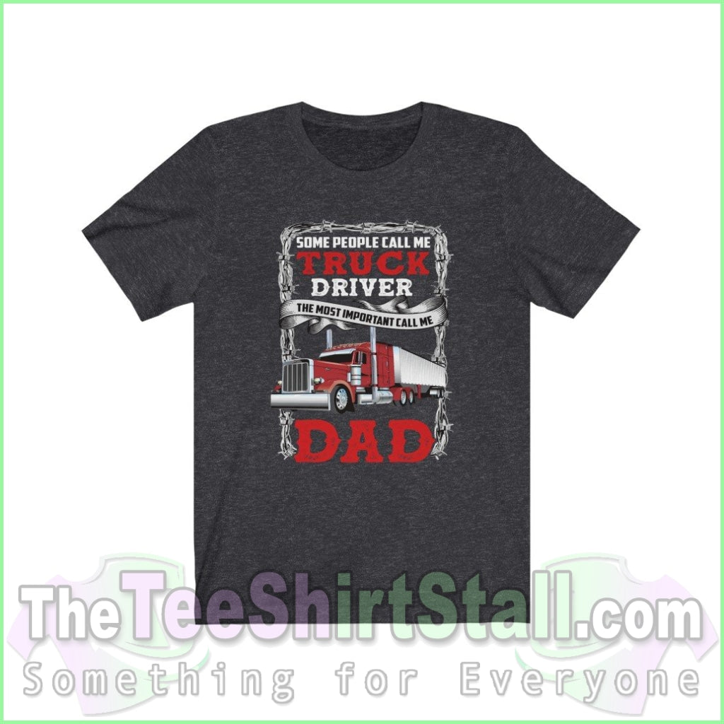 Trucker Dad Tee Dark Grey Heather / Xs T-Shirt