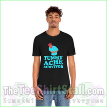 Load image into Gallery viewer, Tummy Ache Survivor Unisex Short Sleeve Tee T-Shirt
