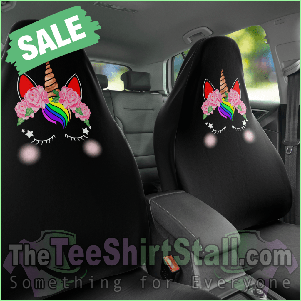 Unicorn Car Seat Covers Cover - Aop