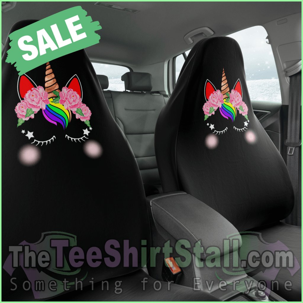 Unicorn Car Seat Covers Cover - Aop