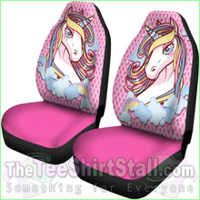 Load image into Gallery viewer, Unicorn Lovers Car Seat Covers
