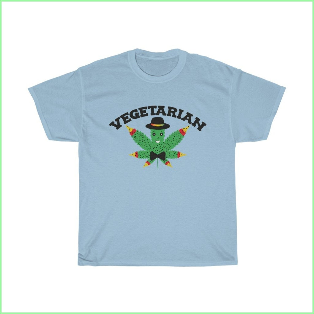 Vegetarian Tee L / Light Blue T-Shirt