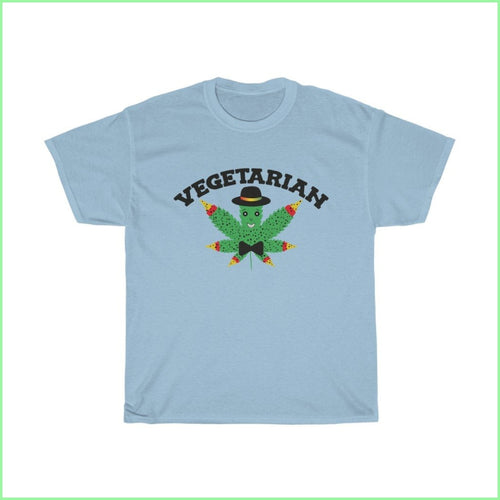 Vegetarian Tee L / Light Blue T-Shirt