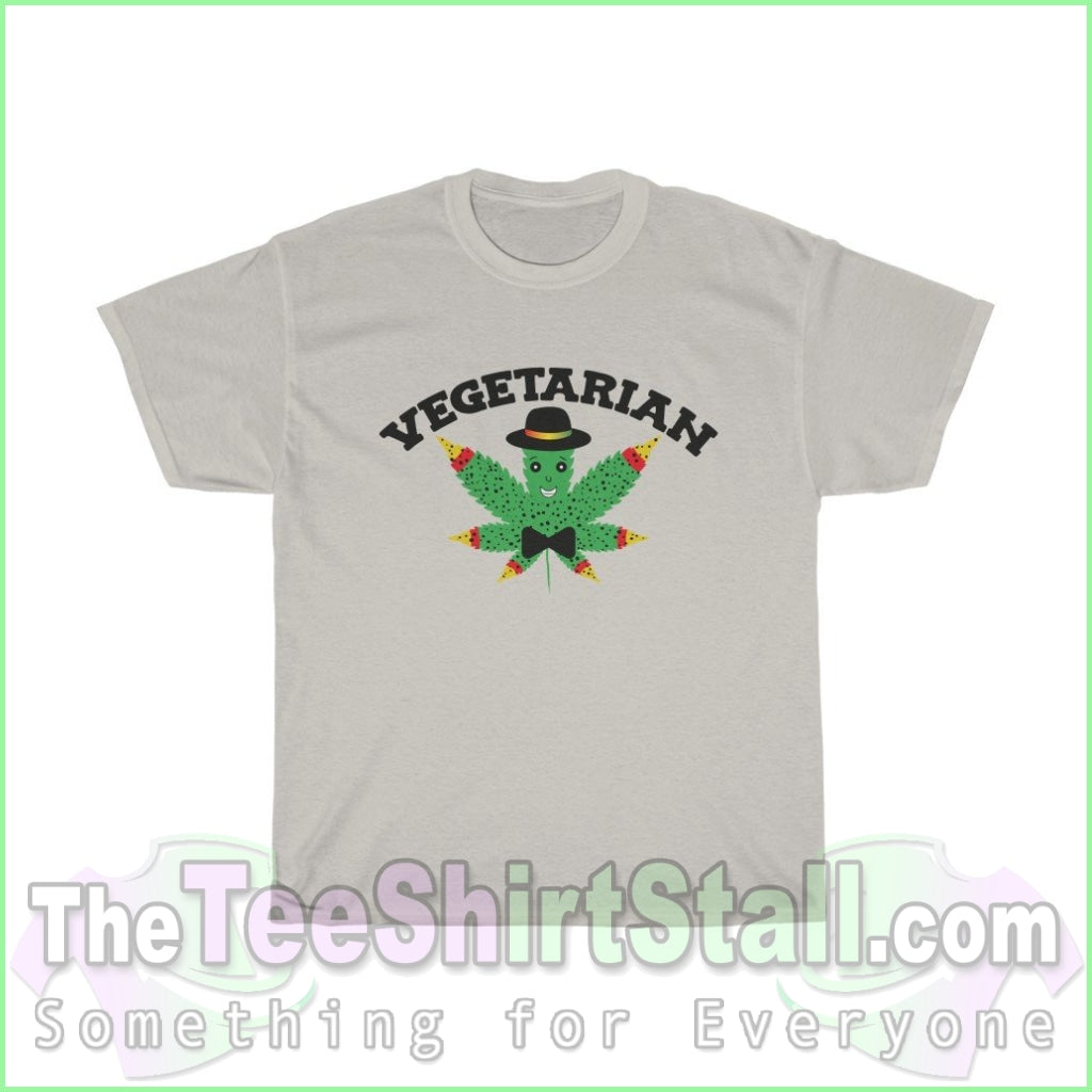 Vegetarian Tee S / Ice Grey T-Shirt