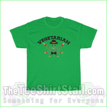 Load image into Gallery viewer, Vegetarian Tee S / Irish Green T-Shirt
