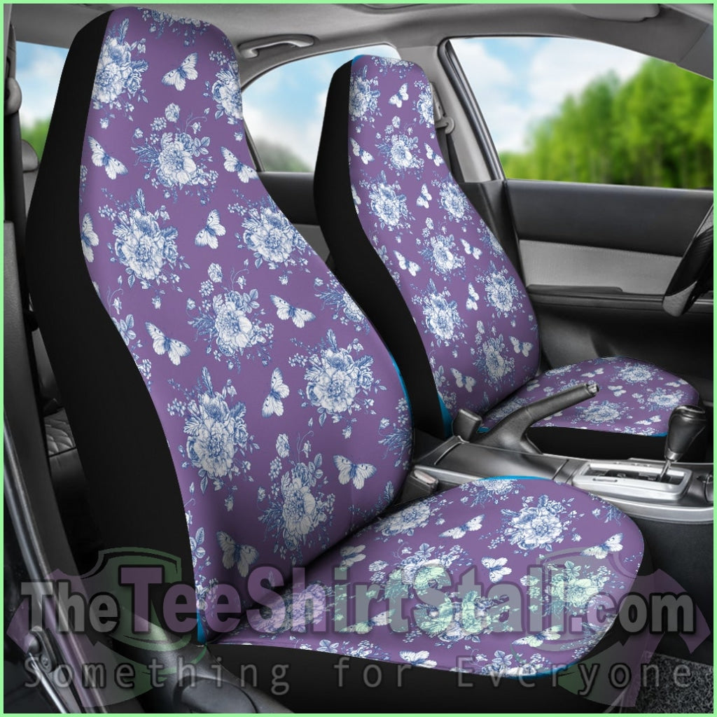 Victorian Purple Car Seat Covers