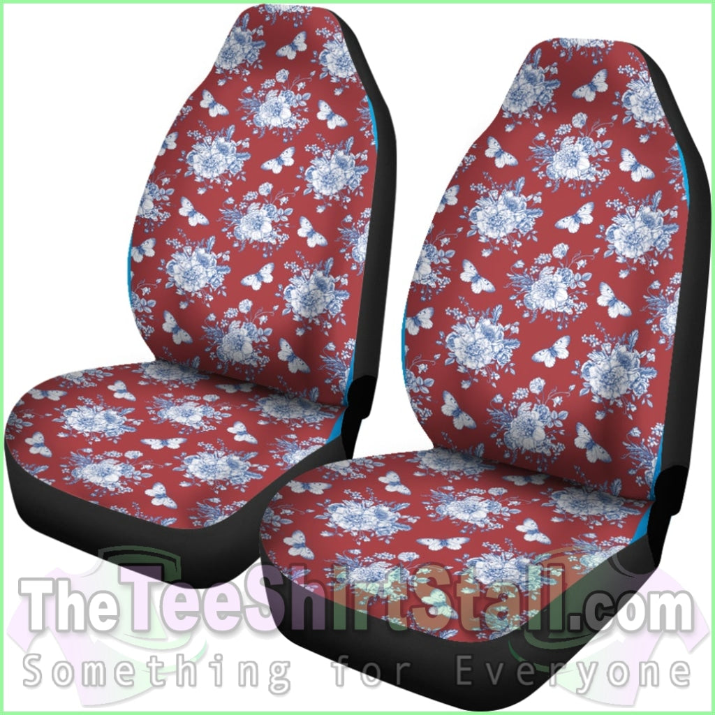 Victorian Red Car Seat Cover