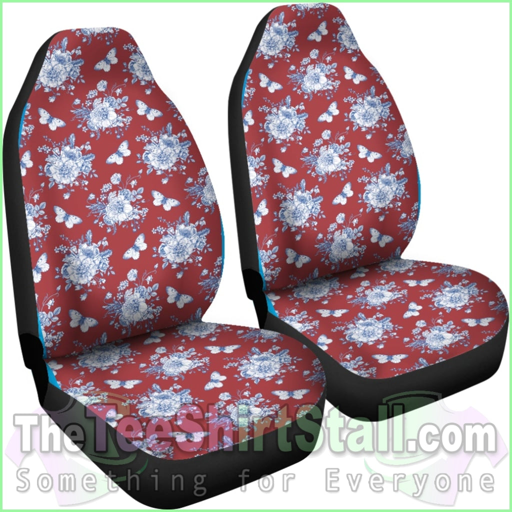 Victorian Red Car Seat Cover