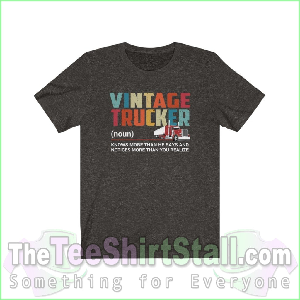 Vintage Trucker Tee Black Heather / Xs T-Shirt