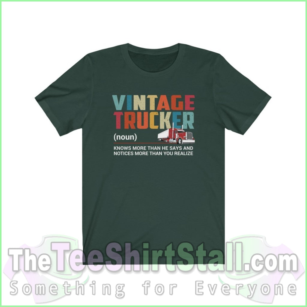 Vintage Trucker Tee Forest / Xs T-Shirt