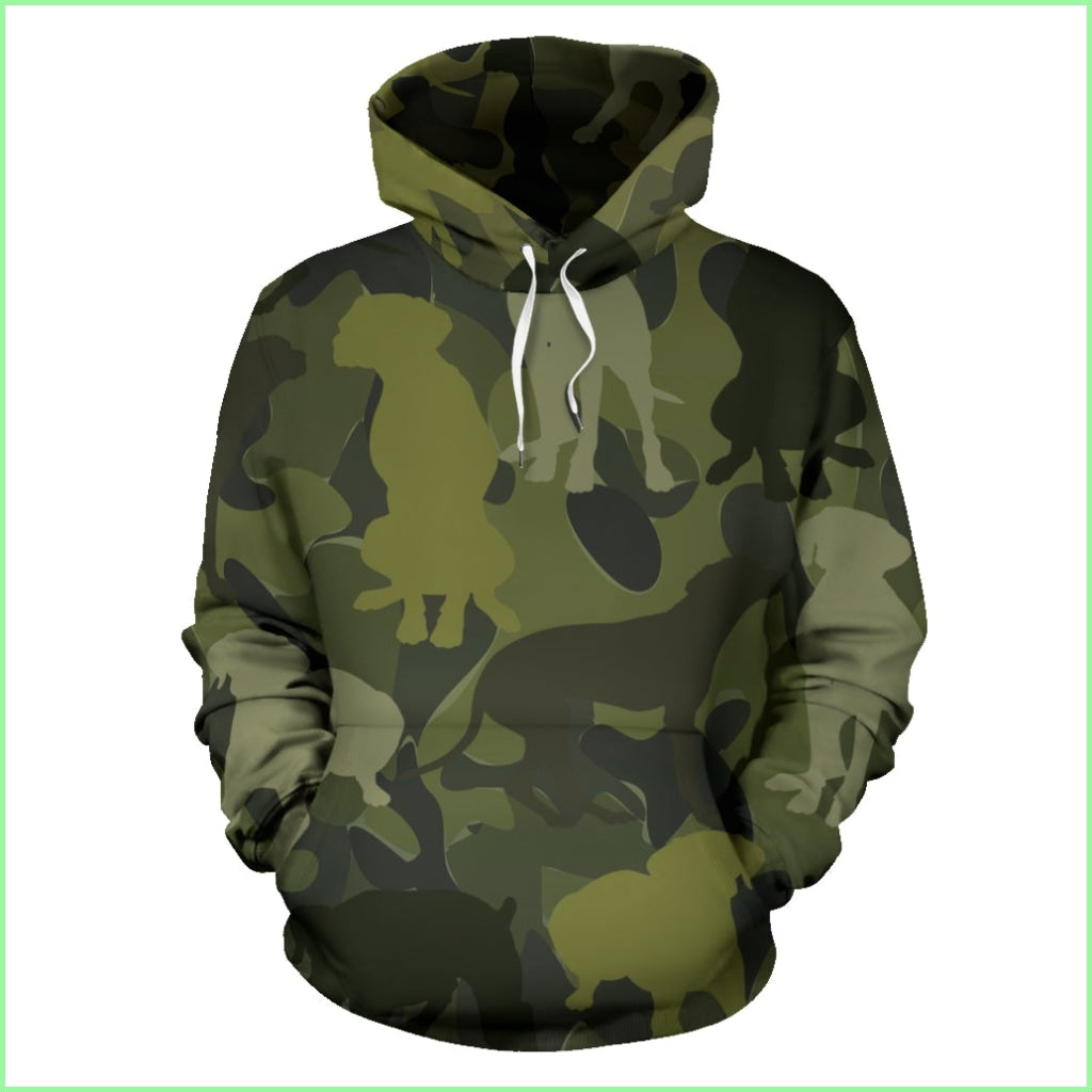 Vizsla Dark Green Mens Hoodievizsla / S