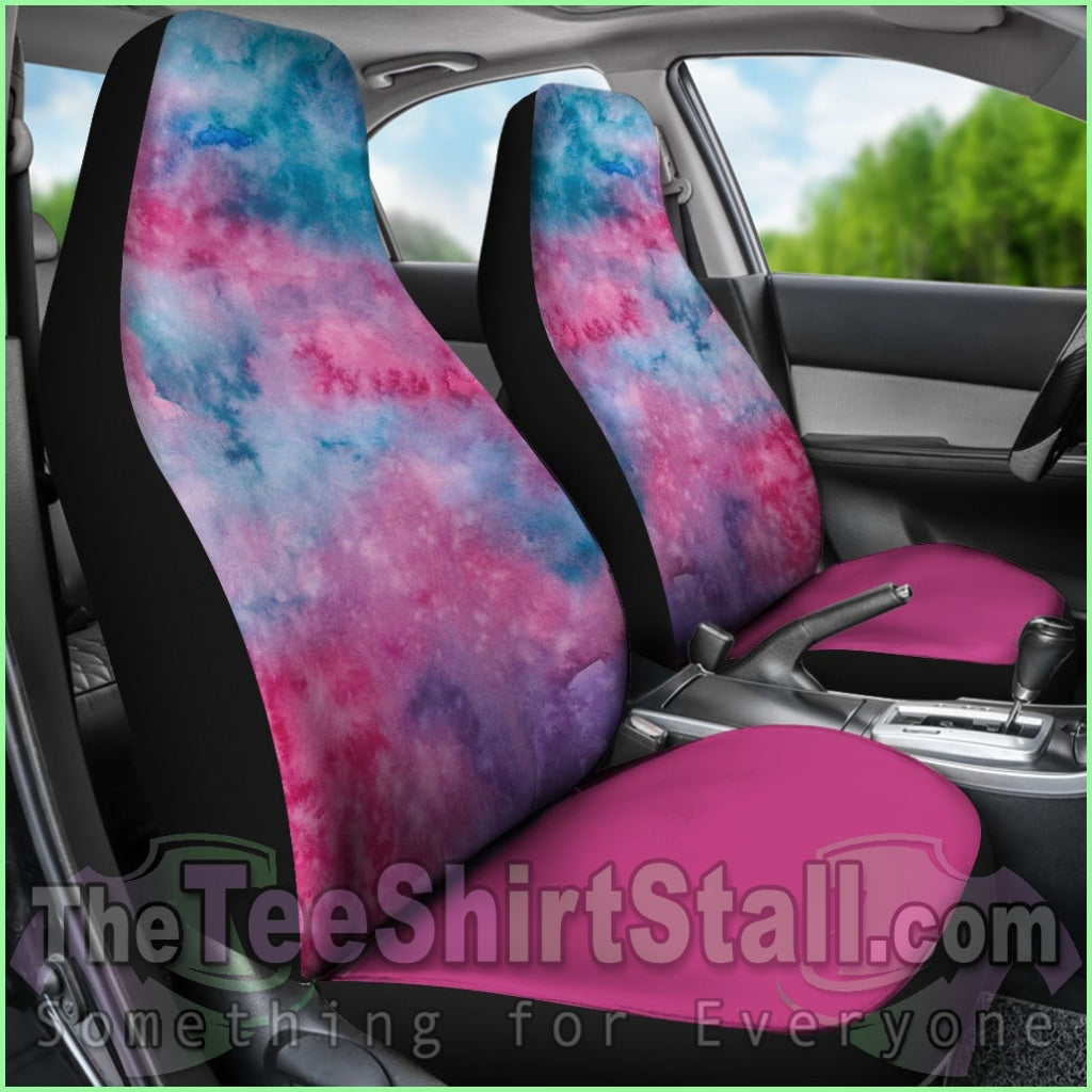 Watercolor Pink Car Seat Covers