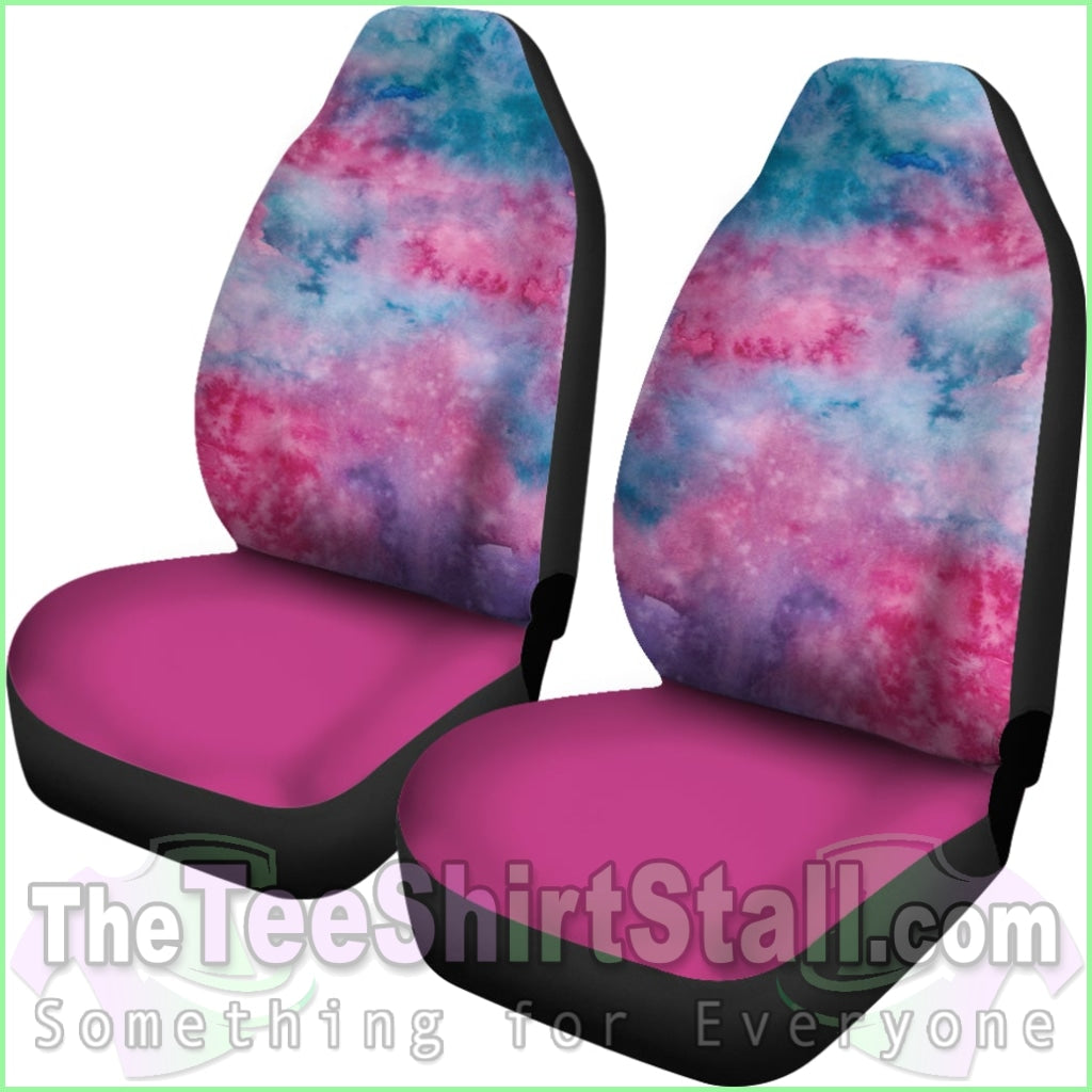 Watercolor Pink Car Seat Covers