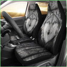 Load image into Gallery viewer, Wolf Car Seat Covers Eye-Night
