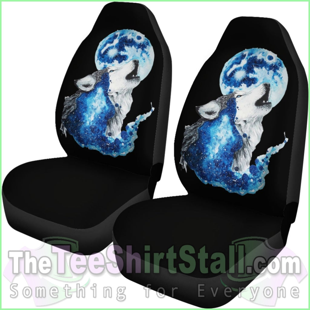 Wolf Full Moon Car Seat Covers